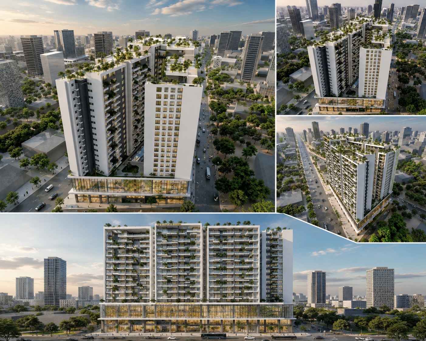 Piassa 3D render - Reality Real Estate new site near Tewodros Square, Addis Ababa